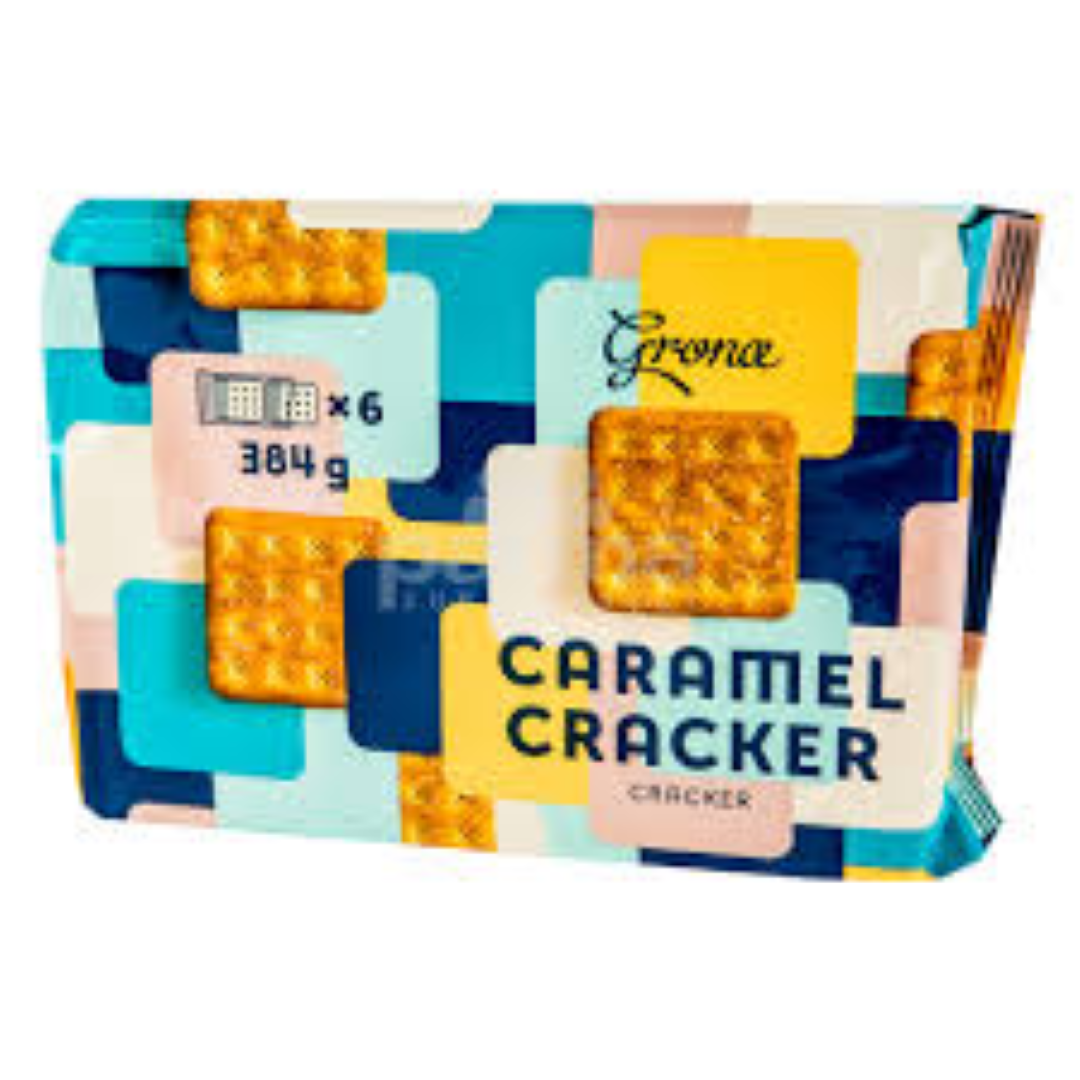 GRONA CARAMEL CRACKER 384G